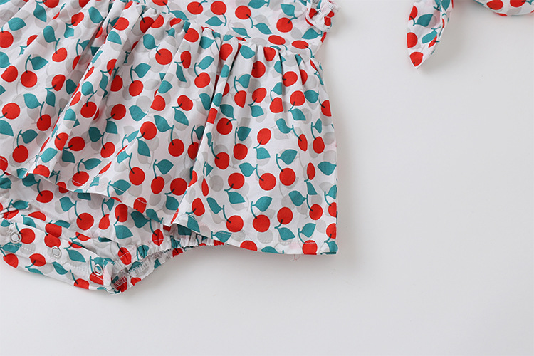 Bodysuit cho bé, áo liền quần sát nách dáng váy cực xinh kèm băng đô cho bé gái từ 7-13kg