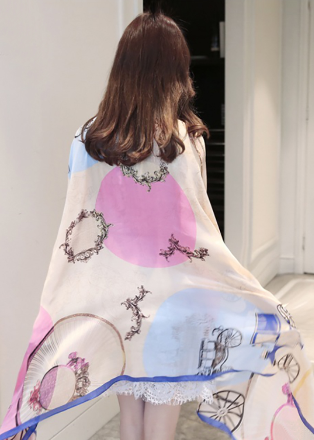 Khăn Choàng Cổ Lụa Hàng Châu Thời Trang - KLHC11902