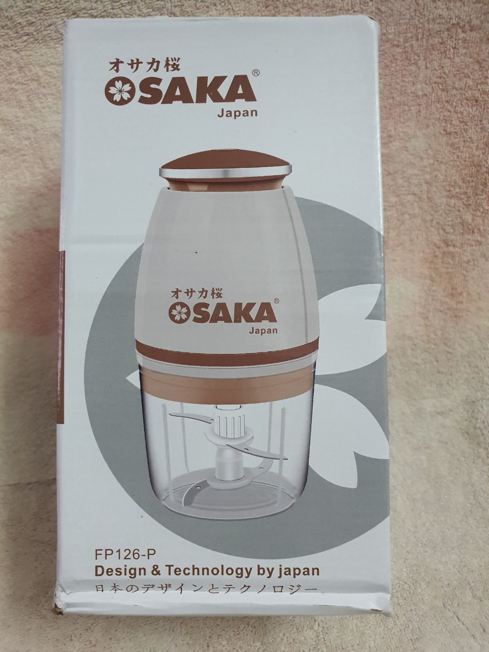 Máy xay sinh tố, máy xay thịt, xay tỏi ớt mini OSAKA đa năng 750ml - Máy say sinh tố mini cầm tay - Hàng chính hãng