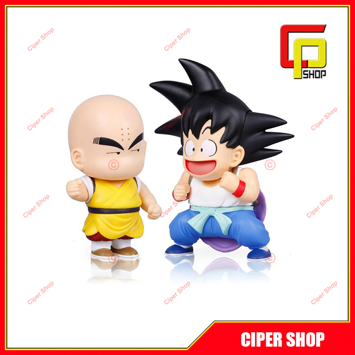 Mô hình Son Goku - Krillin còn nhỏ - Mô hình Dragon Ball