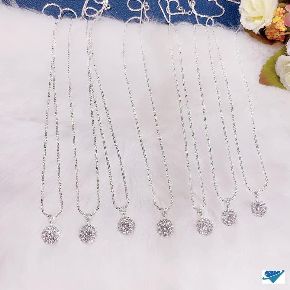 DÂY CHUYỀN NỮ BẠC TA - MẶT HOA XINH XẮN
