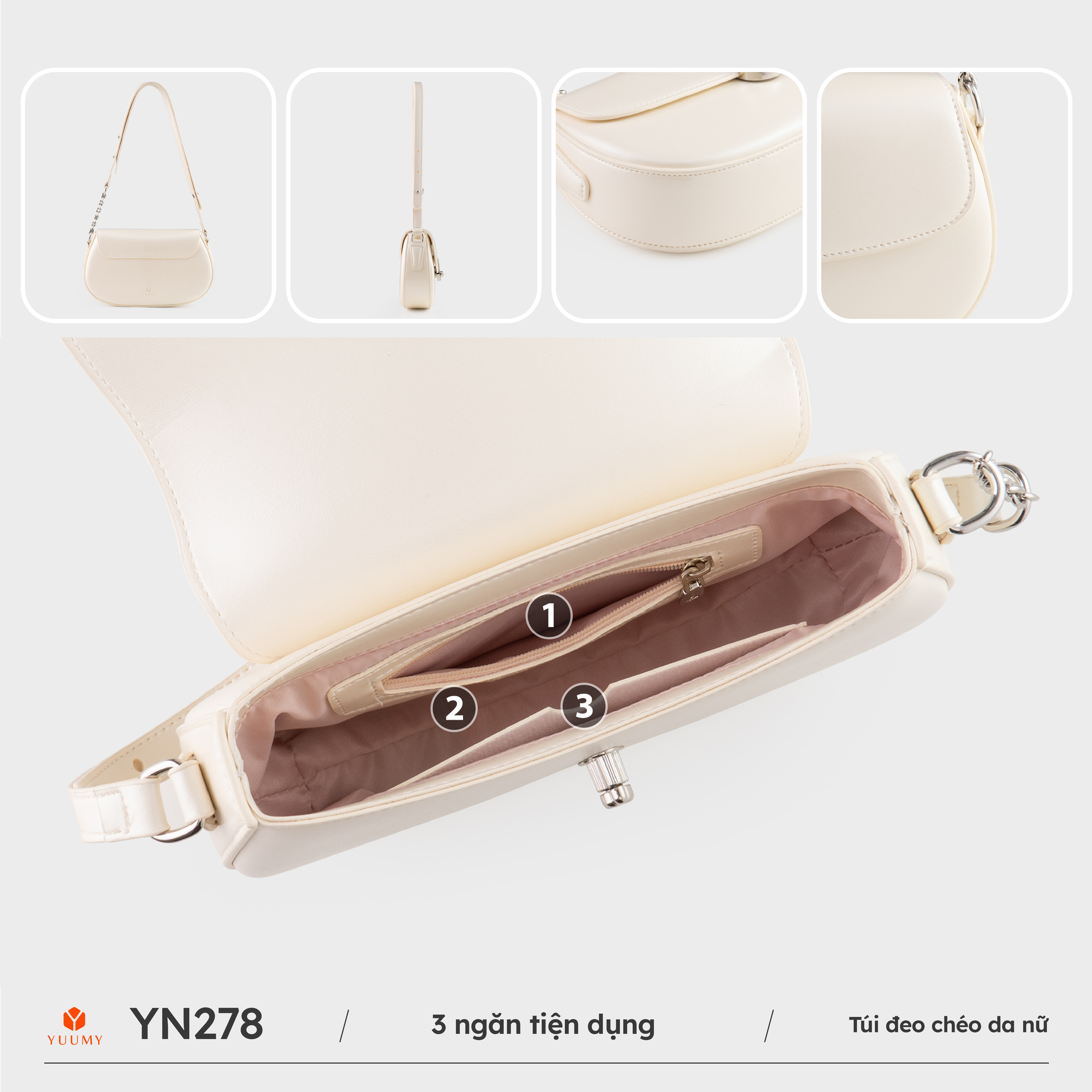 Túi đeo chéo nữ YUUMY YN278