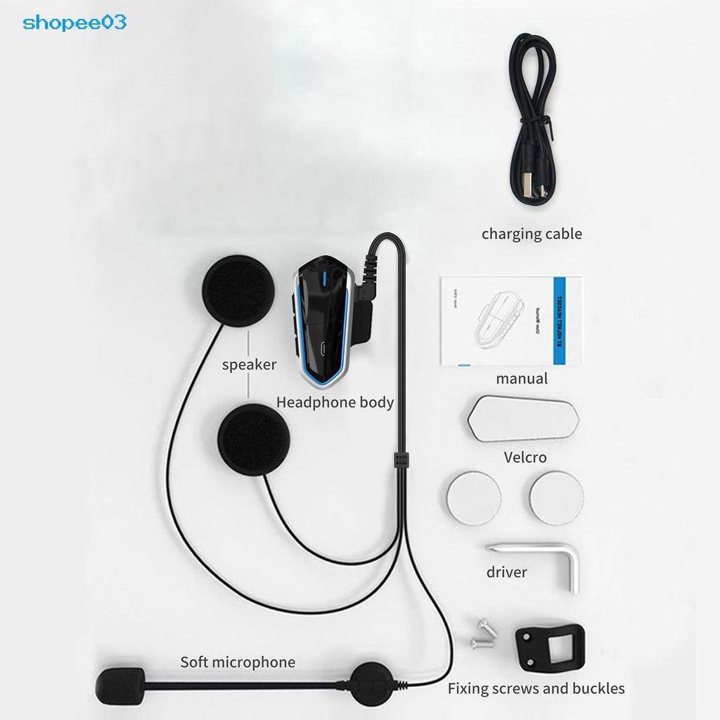 Tai nghe bluetooth 5.0 sạc điện gắn mũ bảo hiểm xe ô tô chất lượng cao