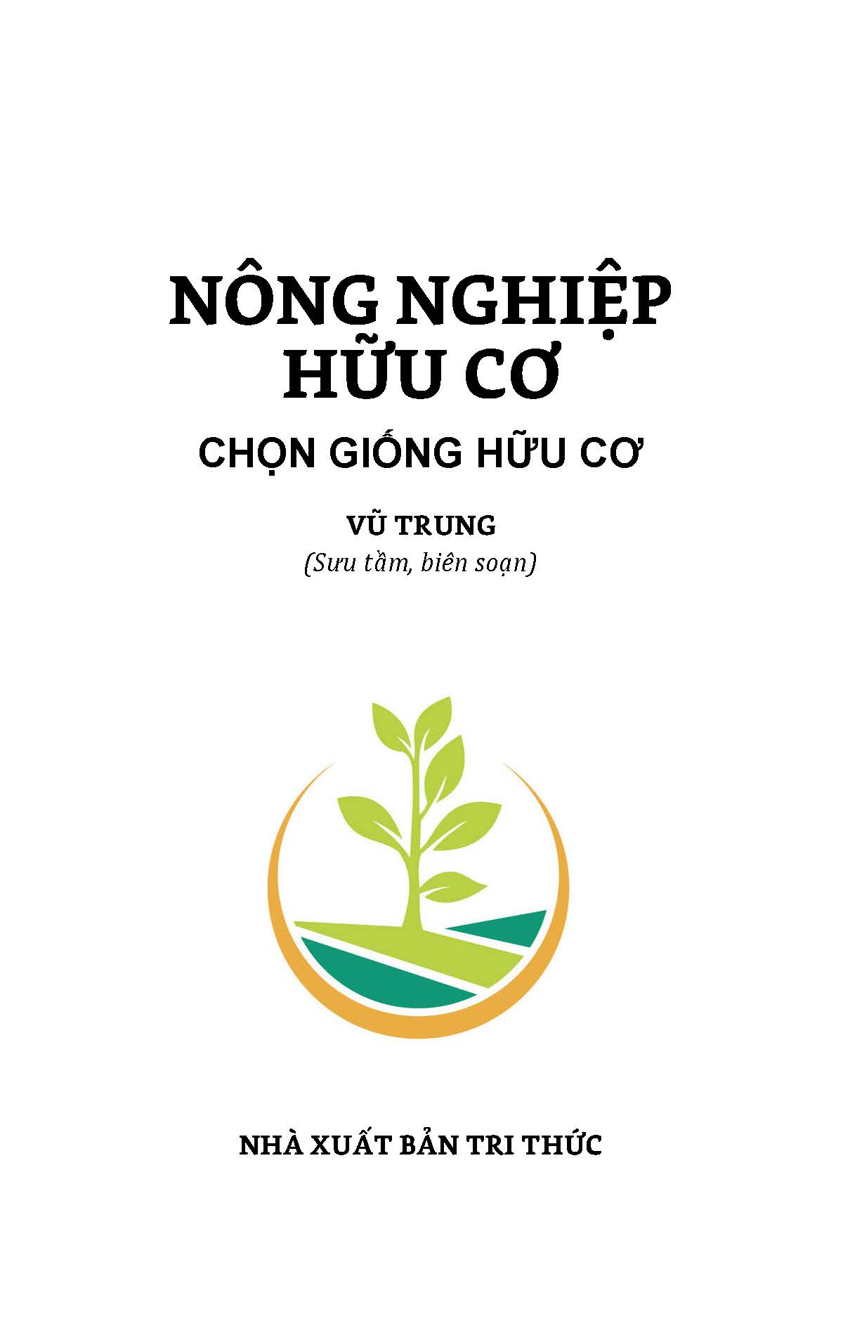 Nông Nghiệp Hữu Cơ - Chọn Giống Hữu Cơ