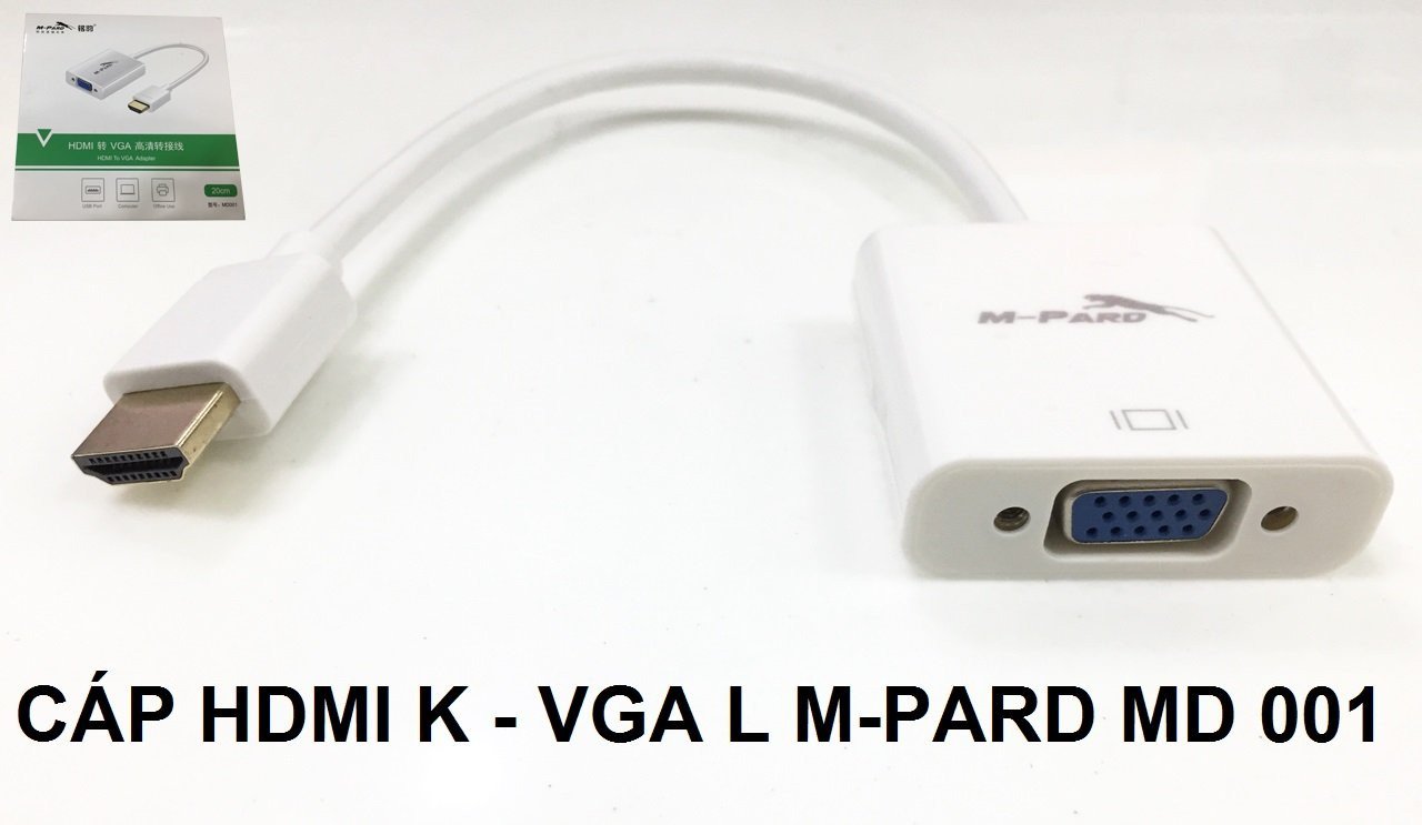 Cáp HDMI K ra VGA L M-PARD MD001
