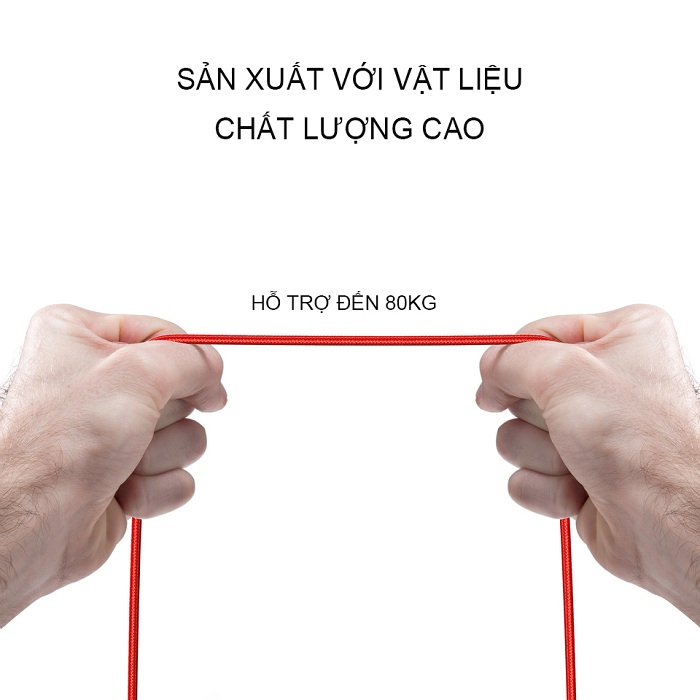 cáp sạc dù micro usb ms100