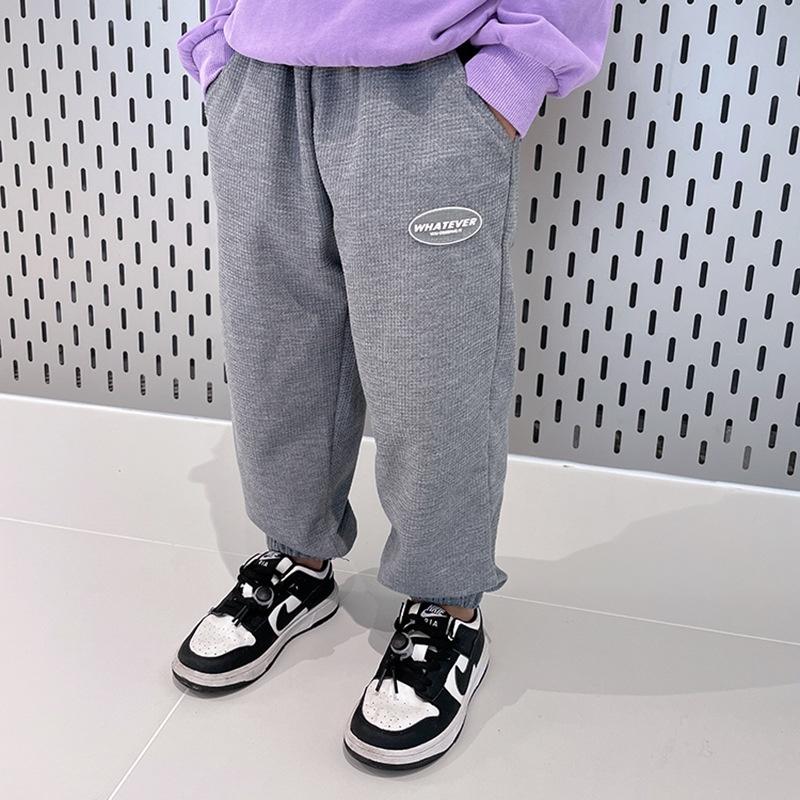 QT7 Size90-140 (9-30kg) Quần thun thể thao bomber bé trai bé trai, co giãn mềm Thời trang trẻ Em