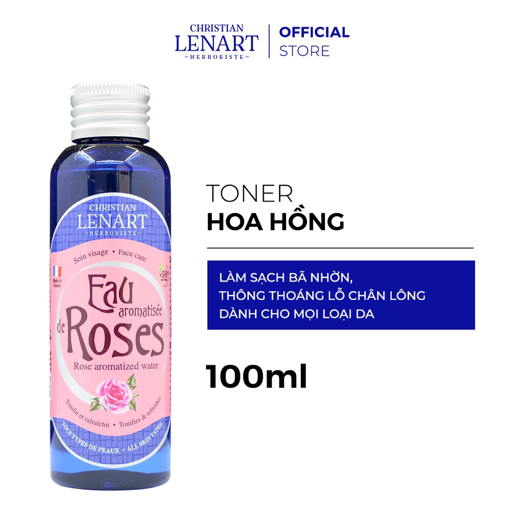 Toner Hoa Hồng Christian Lenart (100ml)