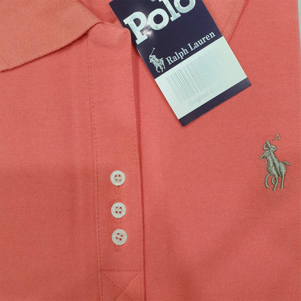 Áo thun Polo Nữ tay ngắn vải cotton co giãn 4 chiều