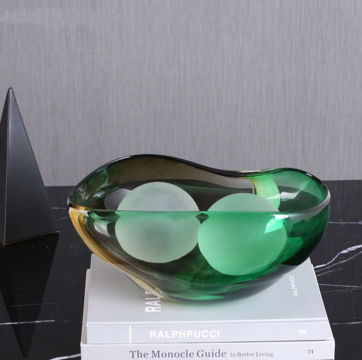 Tô trái cây BANGLE GLASS FRUIT BOWL