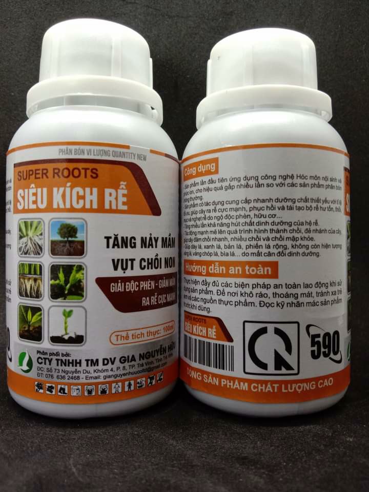 SIÊU KÍCH RỄ 100ML GIÚP CÂY RA RỄ NHANH, RỄ KHOẺ