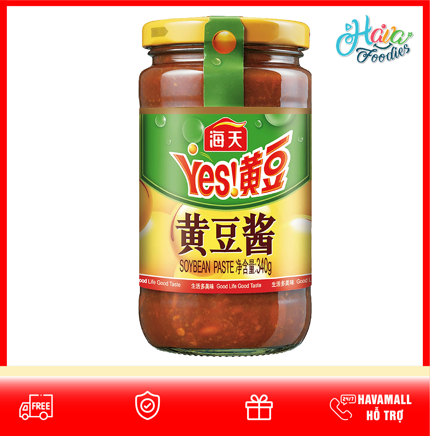 Tương Đậu Yes Thương Hiệu Hải Thiên 340g – Soybean Paste