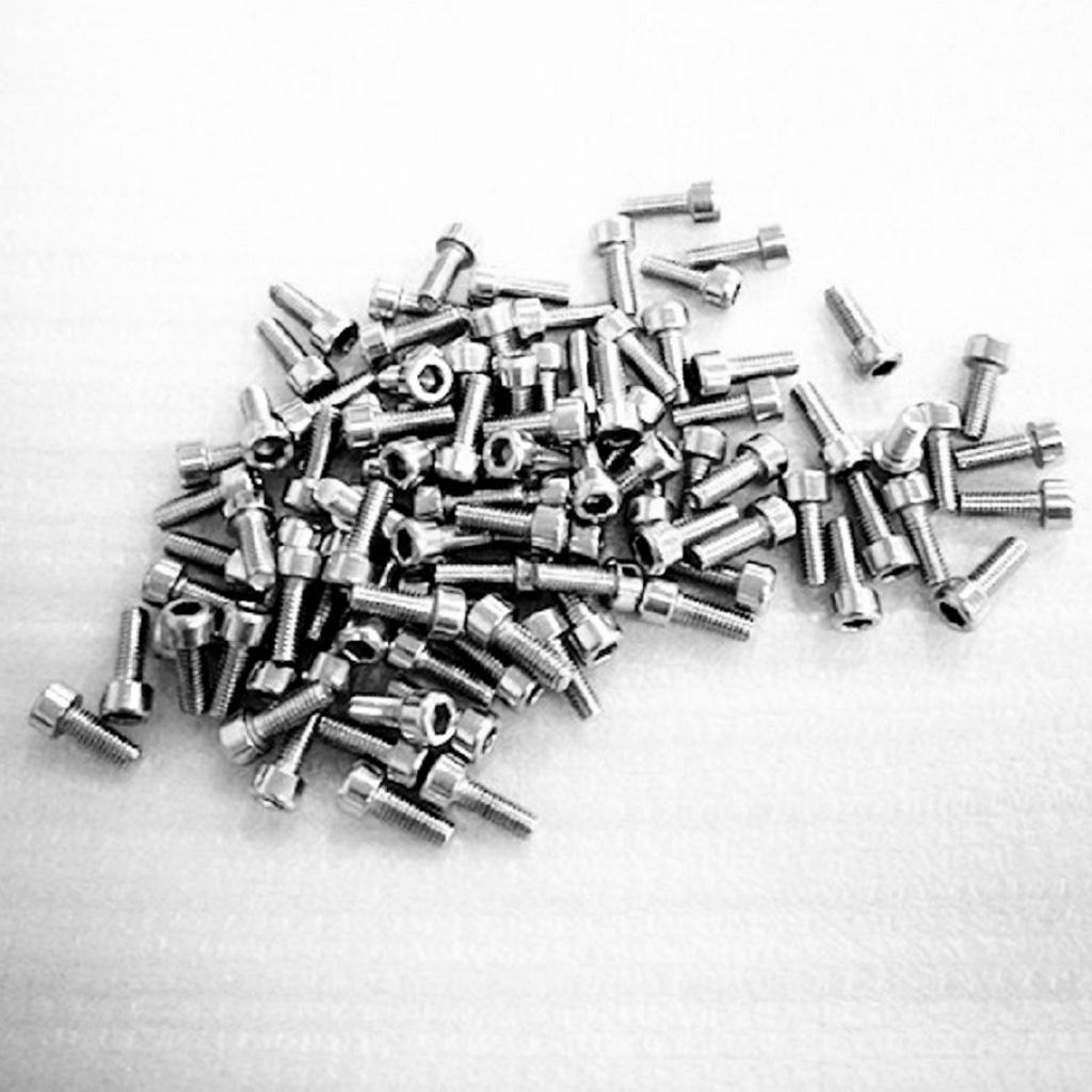 100 Món Bằng Thép Không Gỉ Cup Đầu Lục Giác Bu Lông Ốc Vít M3 X 8 Mm