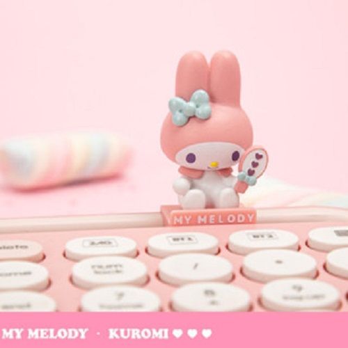 Bàn phím không dây Bluetooth và USB Sanrio