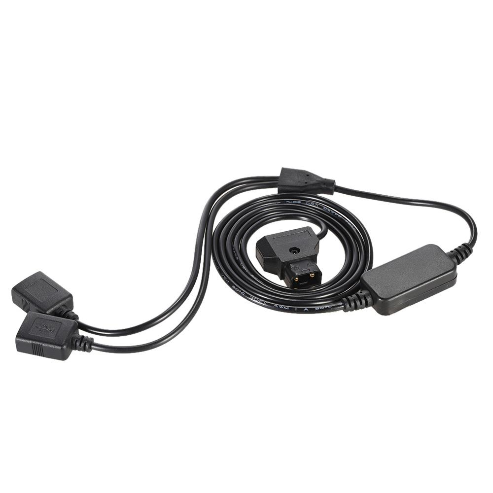 Cáp D-Tap 2 đầu nối với điện thoại, máy ảnh khi hết pin
