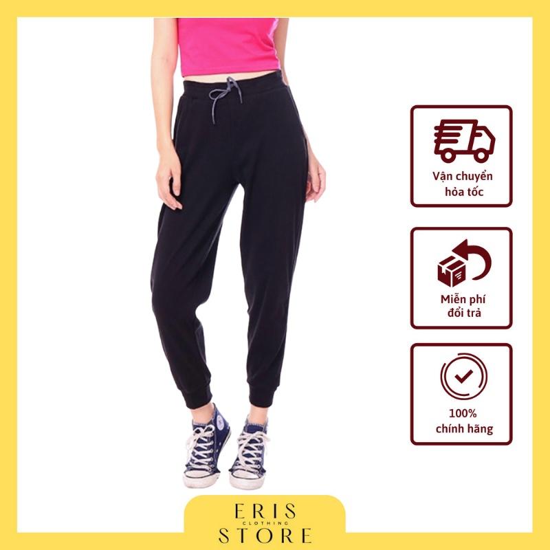 Quần Jogger nữ ERIS cạp chun dây buộc ADI Ba lá ( Ảnh Thật)