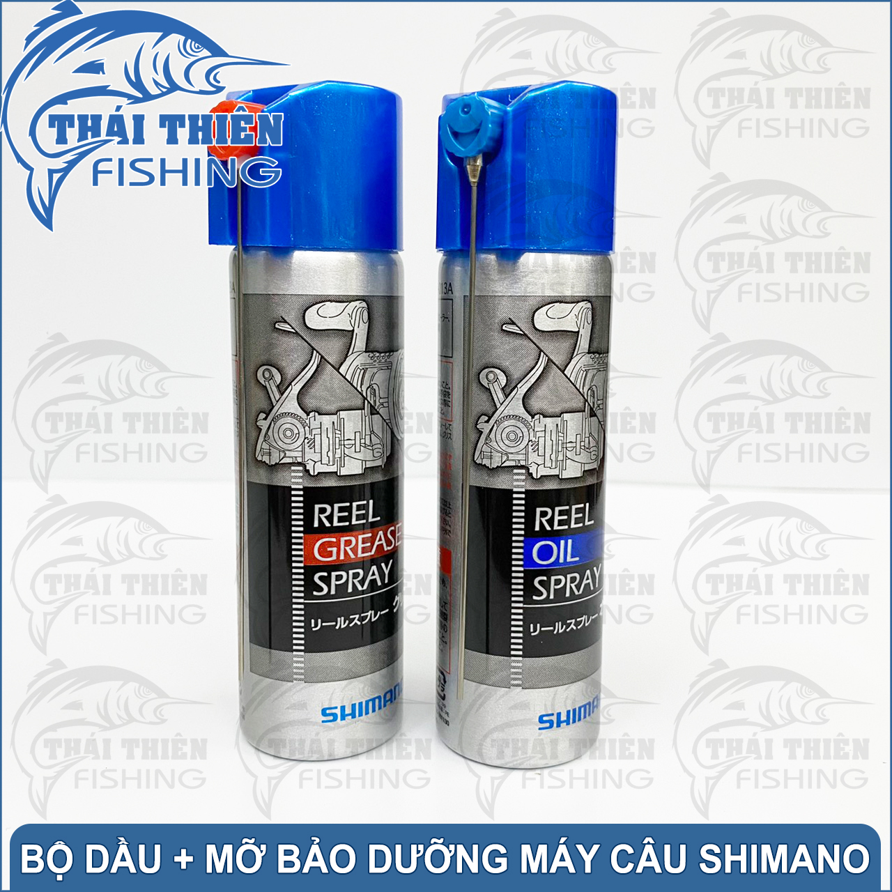 Bộ Dầu Máy Mỡ Bò Dùng Bảo Dưỡng Máy Câu Cá Đứng Ngang Simano SP-013A / SP-023A