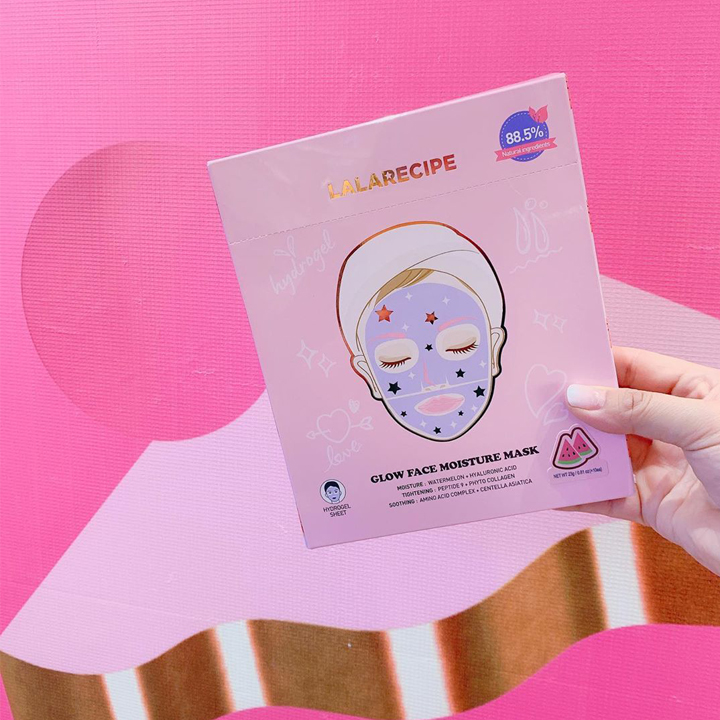 Mặt nạ dưỡng ẩm LALARECIPE GLOW FACE MOISTURE MASK