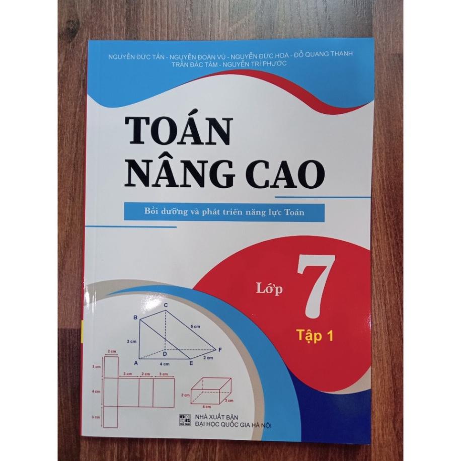 Sách - Combo Toán nâng cao Bồi dưỡng và phát triển năng lực Toán lớp 7 tập 1 + tập 2 (Sachhaynhat)
