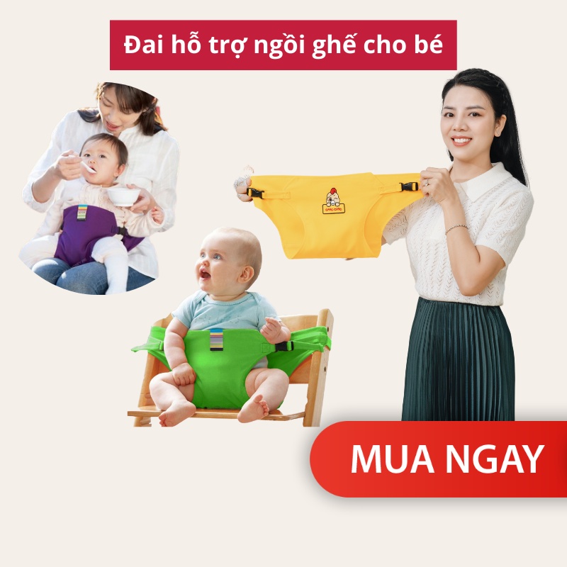 Đai Đeo An Toàn Gắn Ghế Ngồi Ăn Dành Cho Bé