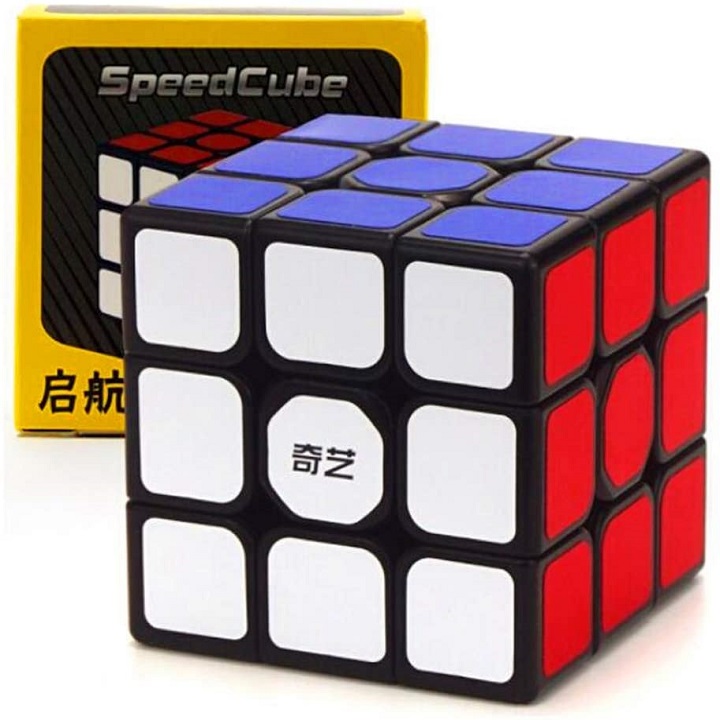 Đồ chơi trí tuệ Rubik 3x3 QiYi Sail W Rubic 3 Tầng Khối Lập Phương 3x3x3 Đồ Chơi Thông Minh 56mm x 56mm x 56mm viền đen