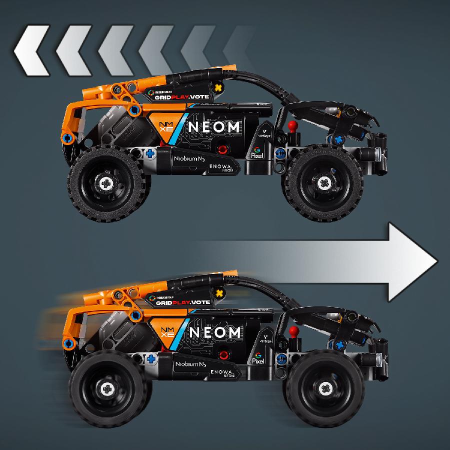 Đồ Chơi Lắp Ráp Xe Đua Địa Hình Neom Mclaren Extreme E LEGO TECHNIC 42166 (252 chi tiết)