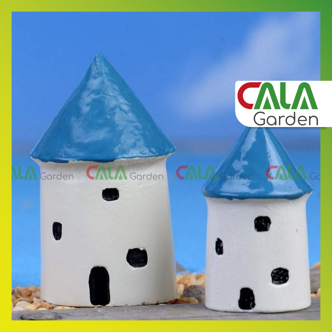 Phụ Kiện Nhà Hải Đăng Mini- Trang Trí Tiểu Cảnh, Hồ Cá, Terrarium