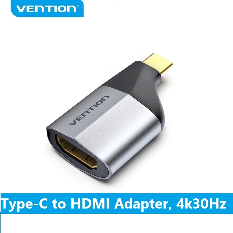 Đầu chuyển đổi USB Type-C to HDMI Vention, Hỗ trợ 4K@60Hz - Hàng chính hãng