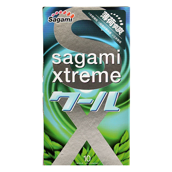 Bao Cao Su Mát Lạnh Hương Bạc Hà Sagami Spearmint Siêu Mỏng