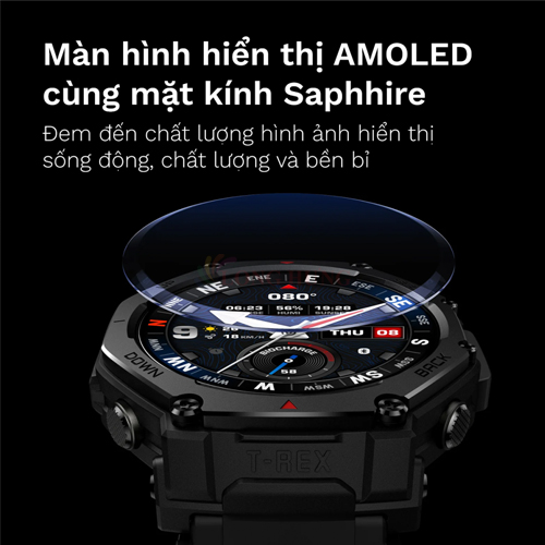 Đồng hồ thông minh Amazfit T-Rex 3 Pro 44mm A2549 - Hàng chính hãng