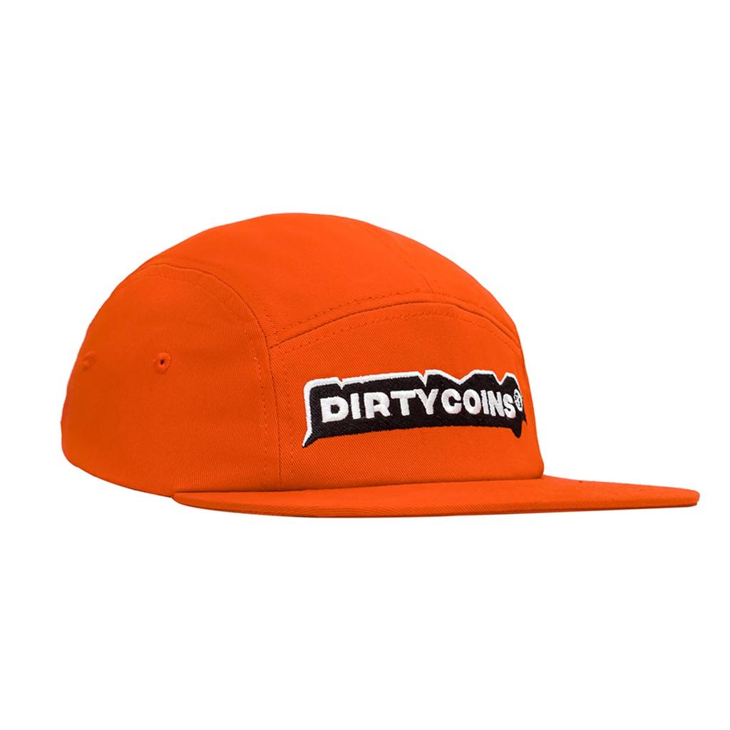 DirtyCoins Nón 5 Panels Cap - Orange