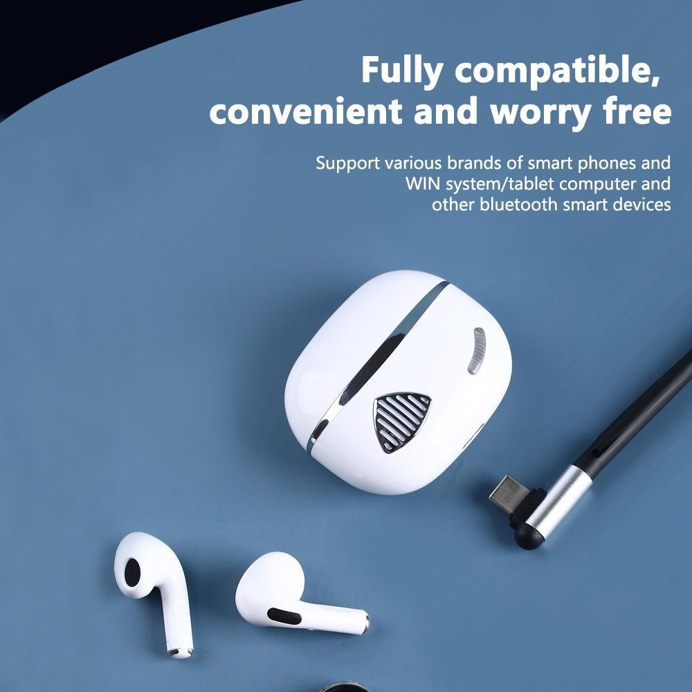 Tai nghe nhét tai bluetooth không dây Pulierde TWS P8 5.1 mini 9D cho điện thoại