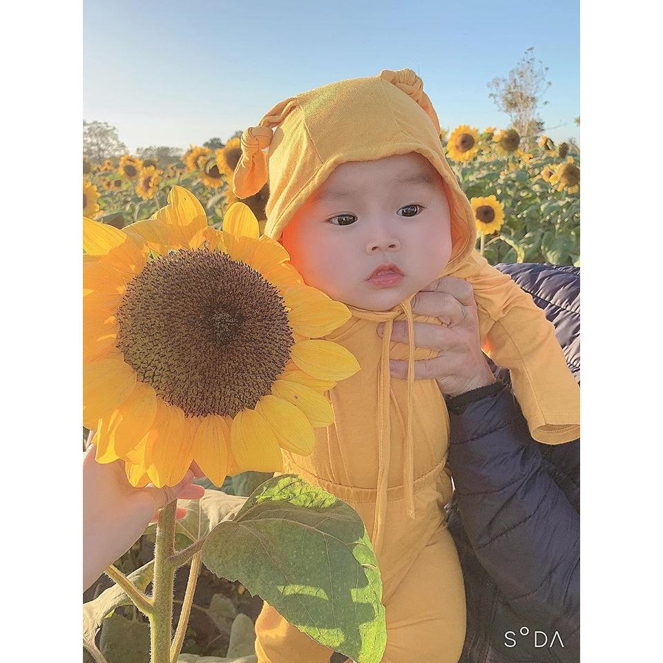 Bộ Minky Mom Cho Bé Bộ Minky Mom Tai Thỏ Siêu Dễ Thương Chất Thun Lạnh Cao Cấp Siêu Mềm