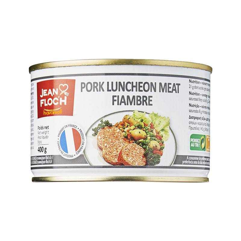 Pate Thịt Heo - Pork Luncheon Meat Fiambre Jean Floc’h 400G