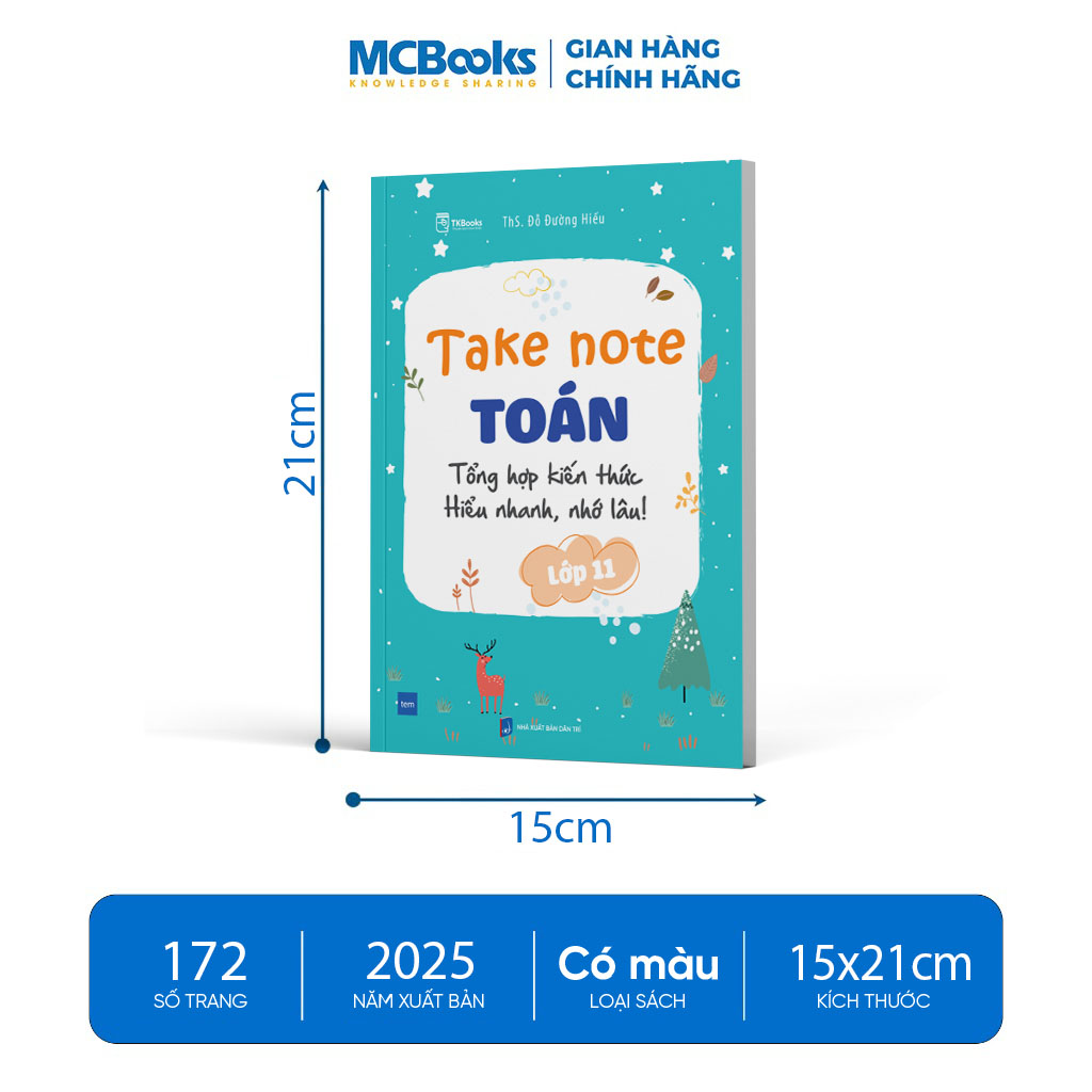 Sách - Take Note Toán Lớp 11