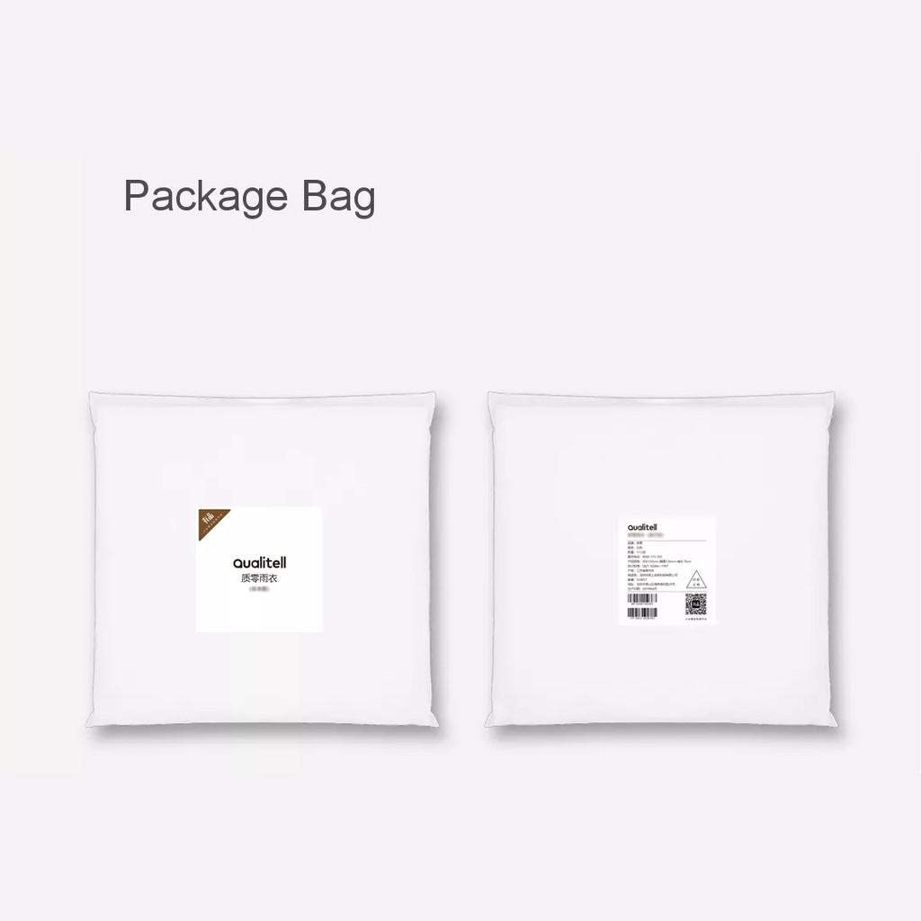 From Xiaomi Youpin Qualitell Áo Mưa Màu Trắng Dày Chống Thấm Nước Thiết Kế An Toàn Chất Lượng Cao Dành Cho Nam Nữ