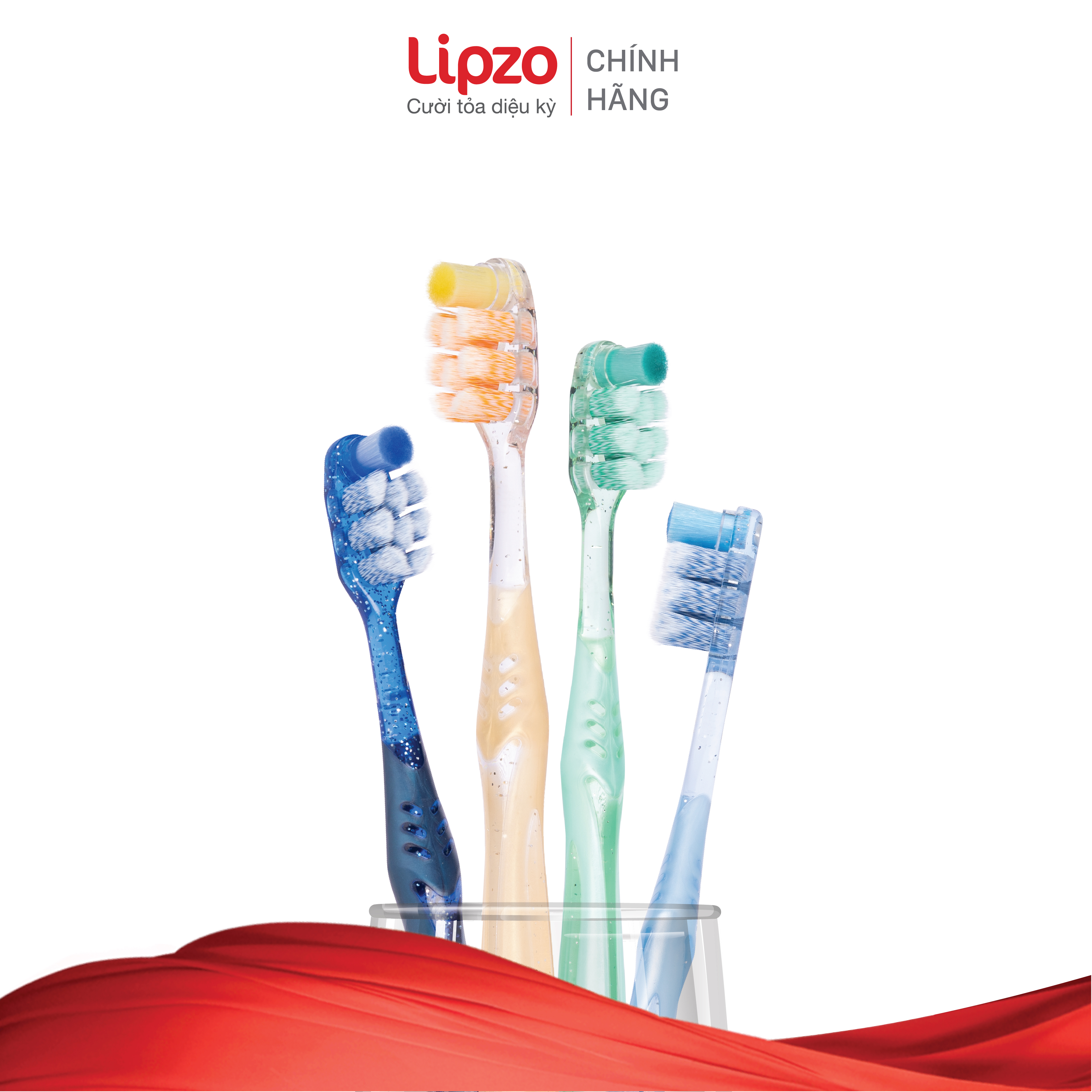 Bàn Chải Đánh Răng Lipzo ProCare Cao Cấp Công Nghệ Lông Chỉ Tơ Xoắn Kép Kết Hợp Lông Sợi Tynnex Làm Sạch Mảng Bám
