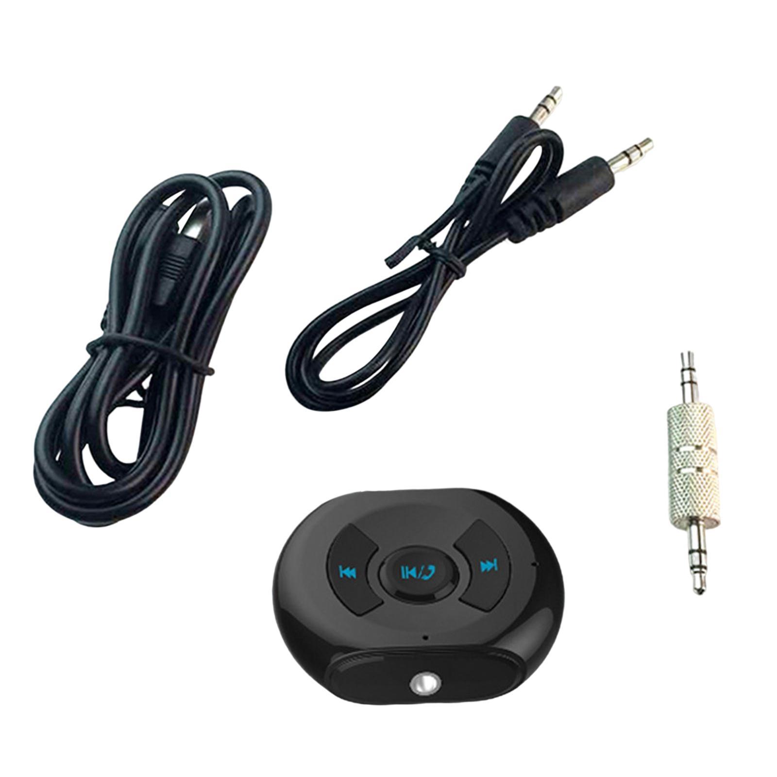 3.5mm Bluetooth Receiver Adapter Car Kit for Speaker Wired Headphones Plug and Play at Any Time