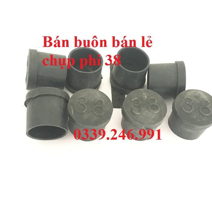 Bộ 20 chiếc chân đế, chụp cao su bịt chân bàn ghế, ống  hộp phi 38_bịt ngoài