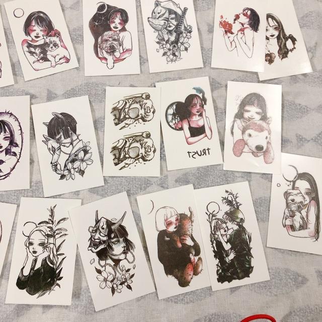 Set 30 tấm hình xăm dán