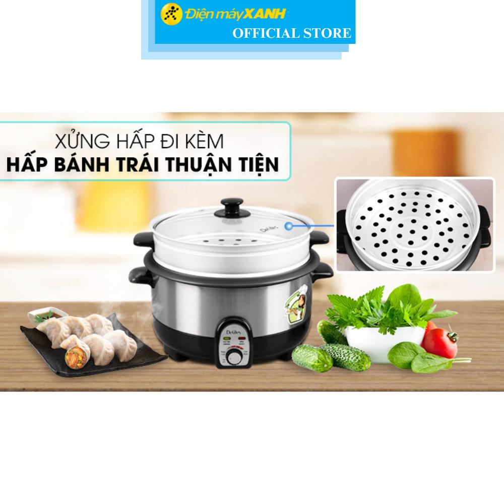 Nồi lẩu điện Delites CBR35-80 3.5 lít - Hàng Chính Hãng