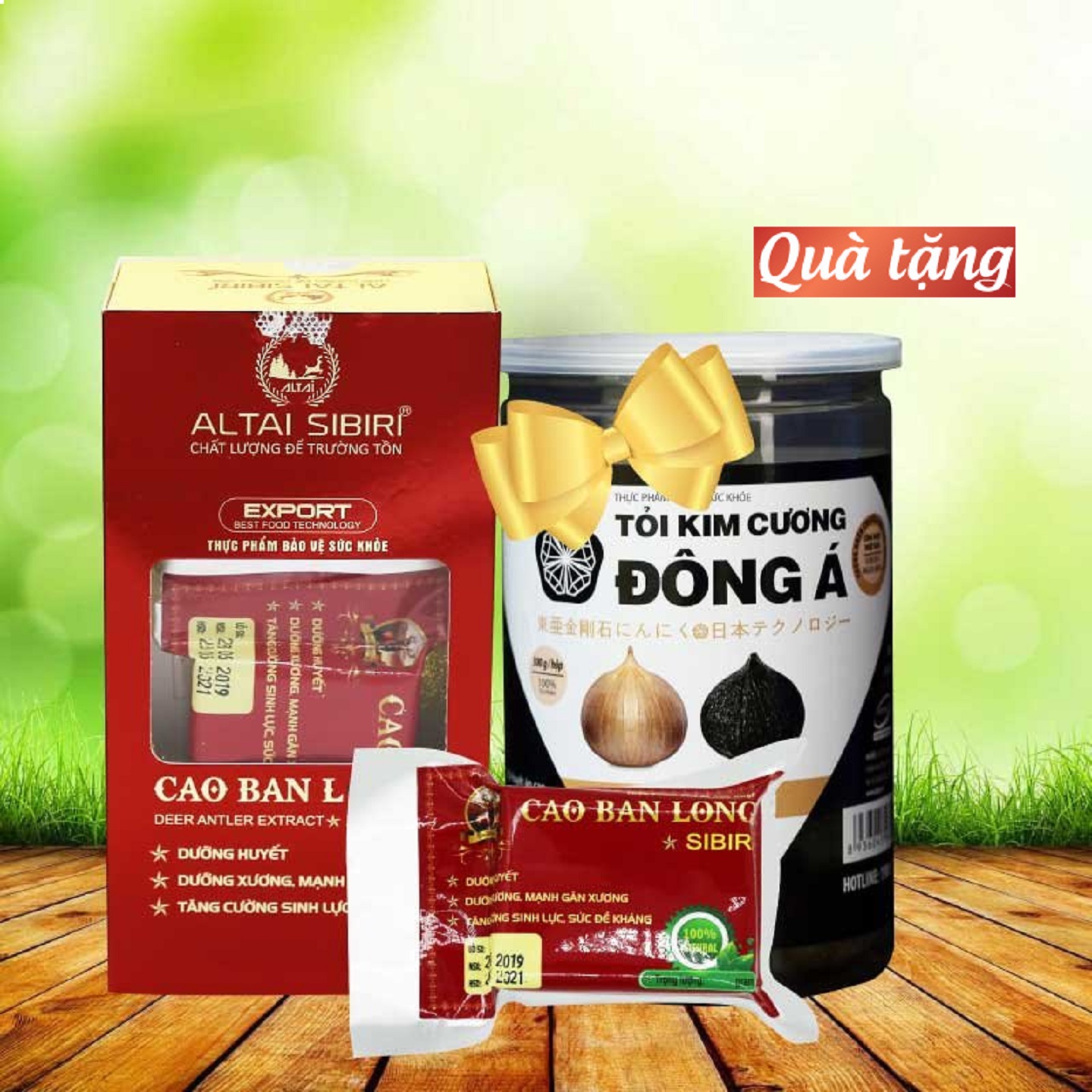 Cao Ban Long Sibiri Cao Cấp - Hộp 100g - TẶNG 01 Hộp Tỏi Đen Kim Cương Đông Á 200g - Bồi Bổ Tăng Cường Sức Khỏe