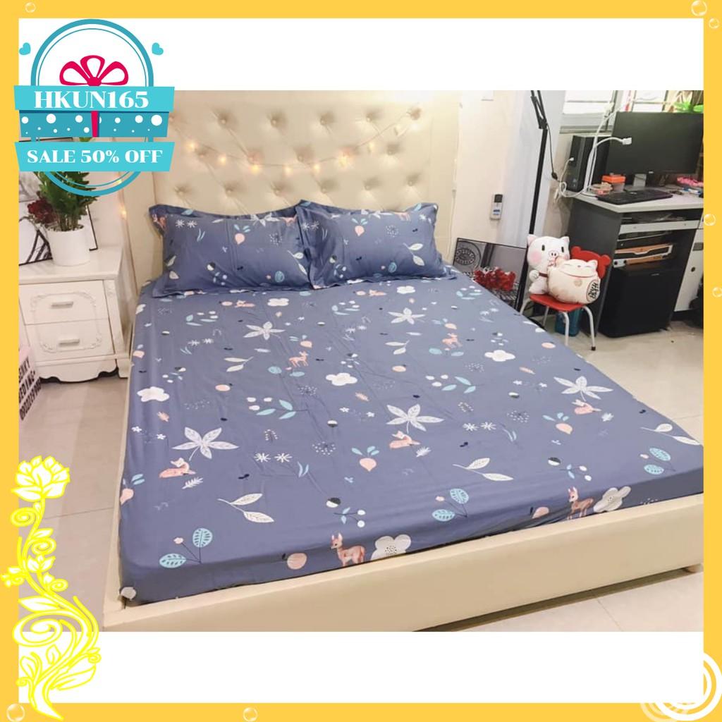 Rẻ nhất Bộ ga gối 1m4 cotton hàn quốc 100%