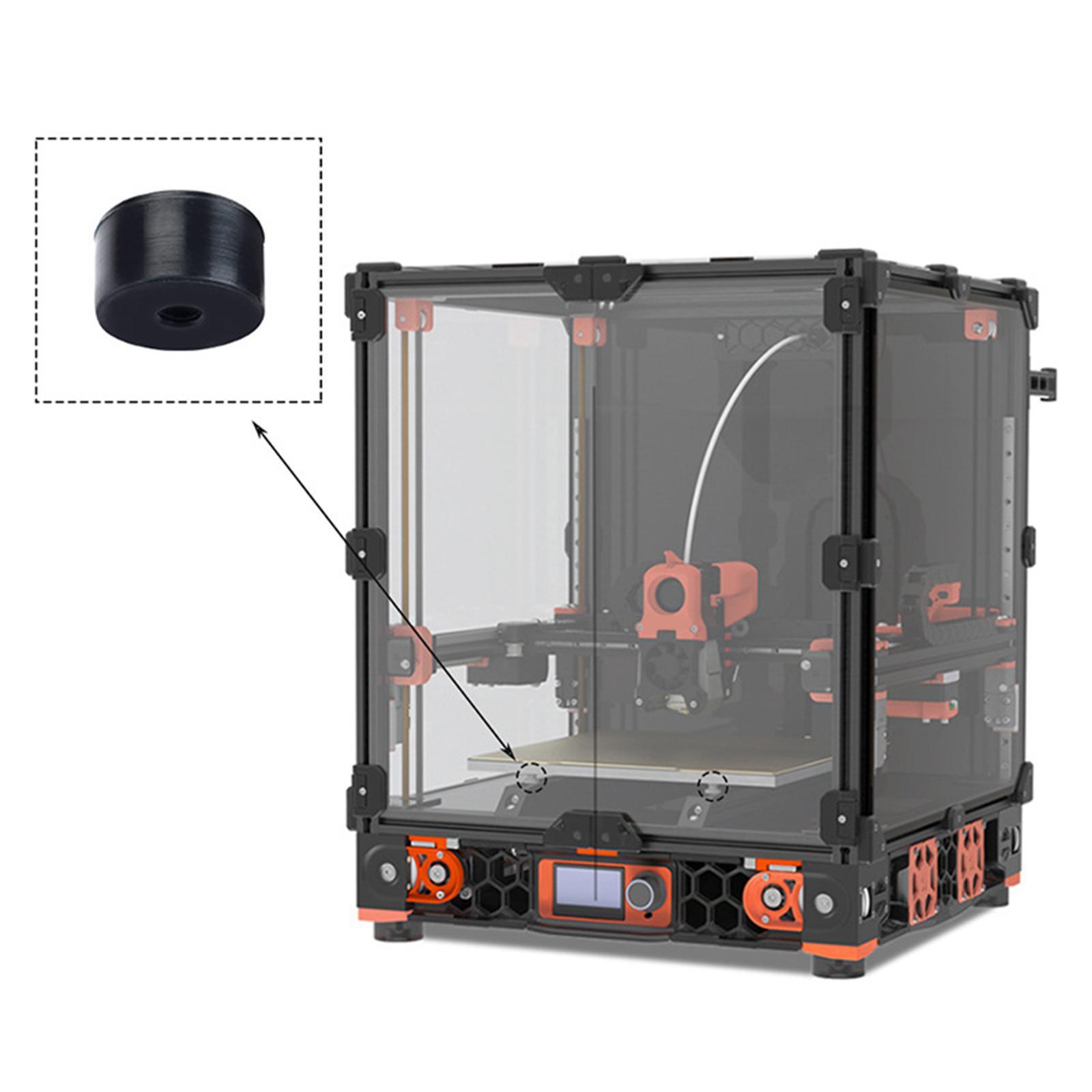 Rubber Leveling Solid Bed Mount Damping Black for R2 Replace