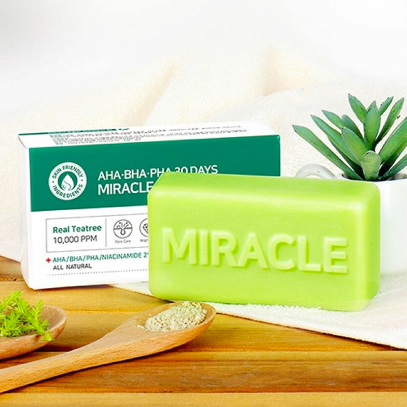 Xà Phòng Ngăn Ngừa Mụn Some By Mi AHA- BHA- PHA 30 days Miracle Cleansing Bar