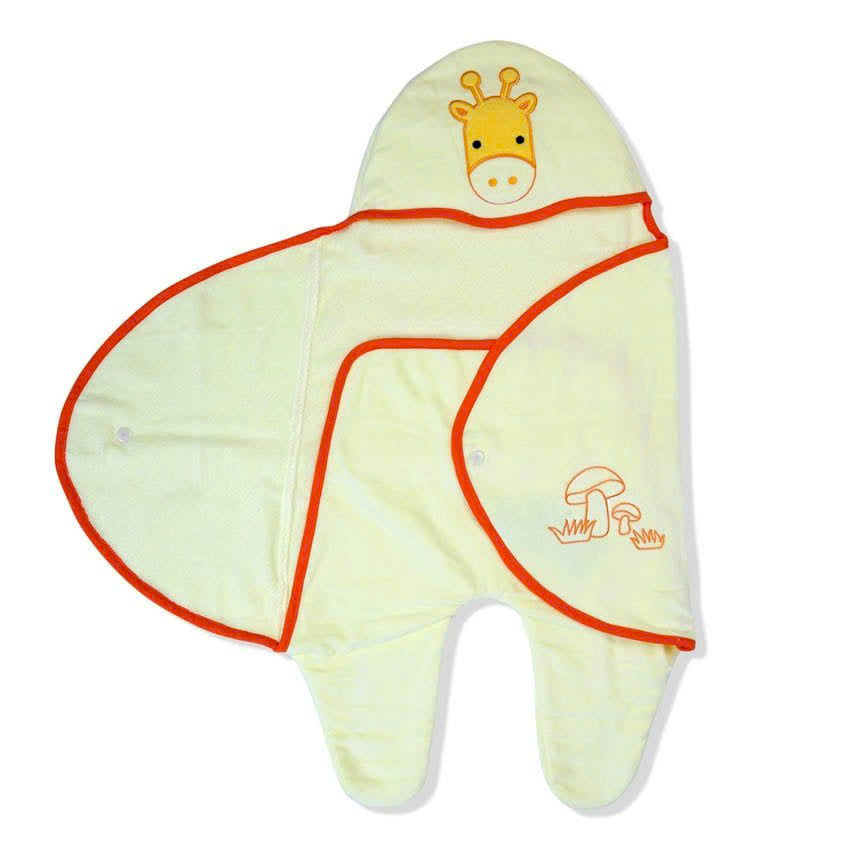 Áo Choàng Tắm Trẻ Em Mollis Cotton 79cm Cao Cấp Thấm Hút Tốt Mềm Mại An Toàn Giữ Ấm Không Xù Lông N29