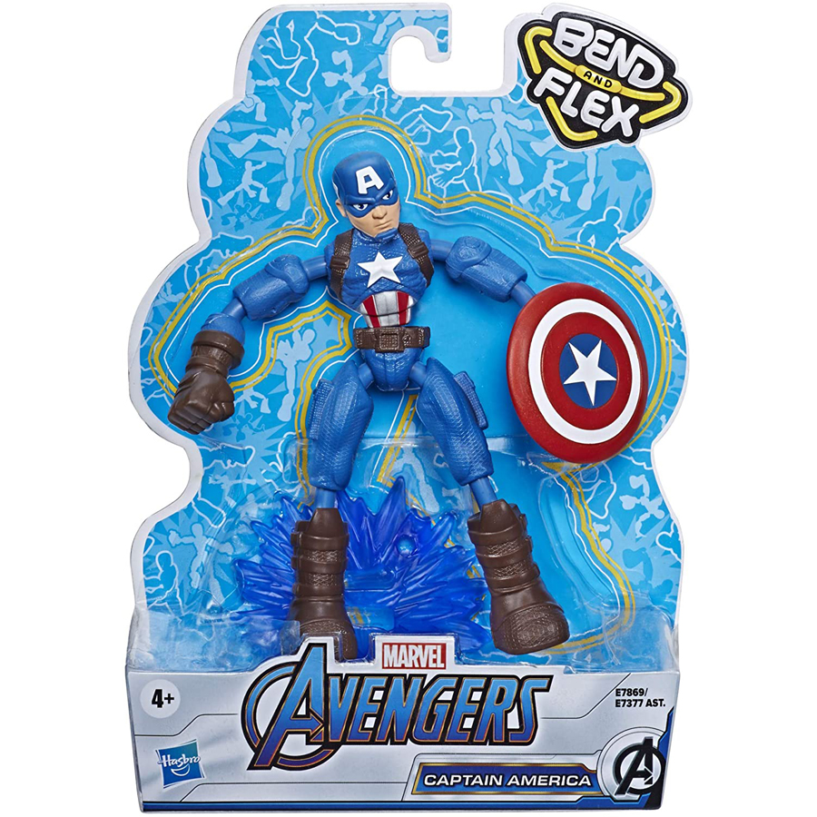 Đồ Chơi Nhân Vật Captain America Avengers Bend N Flex E7869