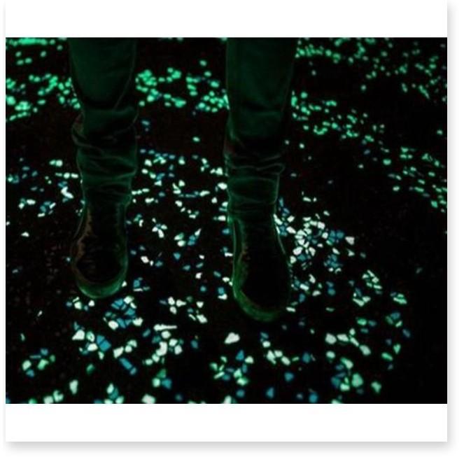 Đá cuội huỳnh quang Lino, đá dạ quang hồ cá, vườn tiểu cảnh - 200 viên Gia Dụng SG