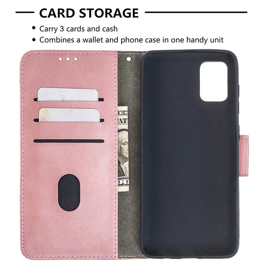 Ốp lưng da ví gập cho Samsung Galaxy S20 Ultra S20 FE S20 Lite S20 S10 S9 Plus S20+ S10+ S9+