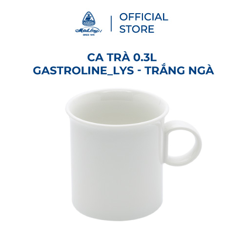 Ca Trà Sứ Minh Long 0.3 L - GASTROLINE_LYS - Trắng Ngà